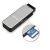 Hama 123900 USB 3.0 External Card Reader - Black/Silver 70254706