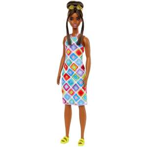 Mattel Barbie Fashionistas: Kontyos Barbie horgolt ruhában 70261252 