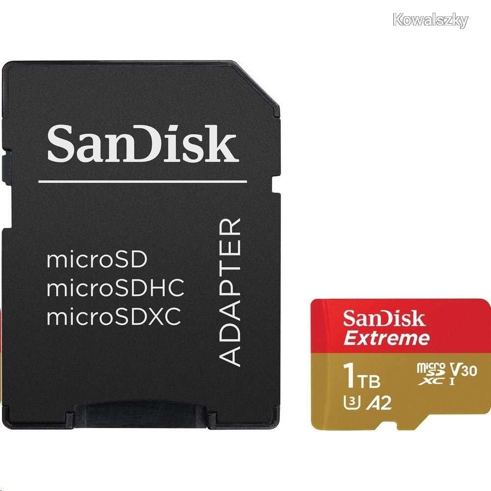 Sandisk 1tb extreme microsdxc uhs-i memóriakártya + adapter