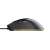 Trust GXT924 YBAR+ wired gaming mouse, black, side view with RGB lighting