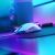 Mouse de gaming Glorious Model O 2 RGB pe birou cu iluminare RGB