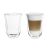 De'Longhi double-walled glasses for latte macchiato