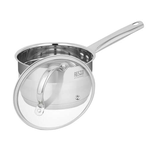 Resto Rigel 92101 rozsdamentes acél lábas üveg fedővel, 1,6L űrtartalommal - RESTO