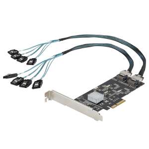 Startech 8 8P6G-PCIE-SATA-CARD SATA port bővítő PCIe kártya 70281719 