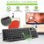 Techly Bluetooth and 2.4G Wireless Keyboard with Touchpad