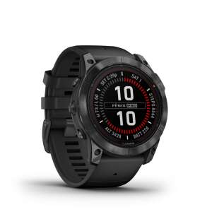 Garmin Fenix 7X Pro Solar (51mm) Okosóra (Szilikon szíj) - Palaszürke