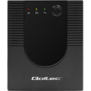 Qoltec Monolith UPS 1500VA vedere frontală - Qoltec Surse de alimentare neîntreruptibile UPS