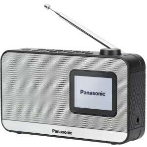 Panasonic RF-D15EG-K DAB+ és FM rádió digitális kijelzővel, fekete és ezüst - Audio