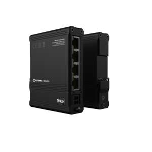Teltonika TSW304 Switch industrial Gigabit, 4 porturi, montare pe șină DIN, neadministrat - Switch-uri