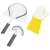 Bestway Lay-Z-Spa 3-in-1 cleaning set, includes a net, brush, and scrubbing mitt