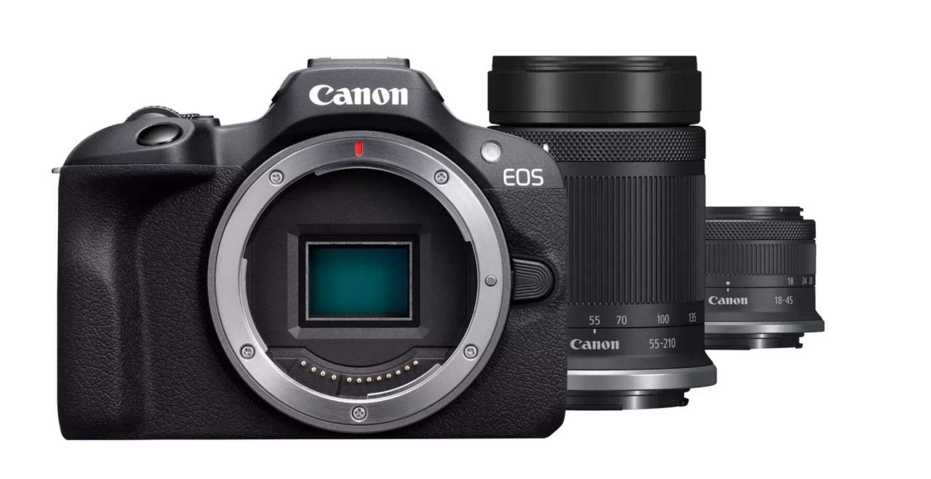 Canon eos r100 tükörnélküli fényképezőgép + rf-s 18-45mm is stm +...