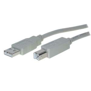 S-Conn 1.8m USB 2.0 A - USB 2.0 B kábel, szürke - Goobay