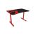 Arozzi Arena Fratello Red Gaming Desk with Full Surface Mousepad