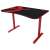 Arozzi Arena Fratello gaming desk in red, angled view