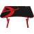 Arozzi Arena Fratello gaming desk in red, top view