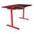 Arozzi Arena Fratello gaming desk in red, side view