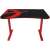 Arozzi Arena Fratello gaming desk in red, front view