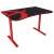 Arozzi Arena Fratello gaming desk in red, front view