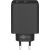 Goobay 36W Dual USB-C Wandladegerät, Schwarz