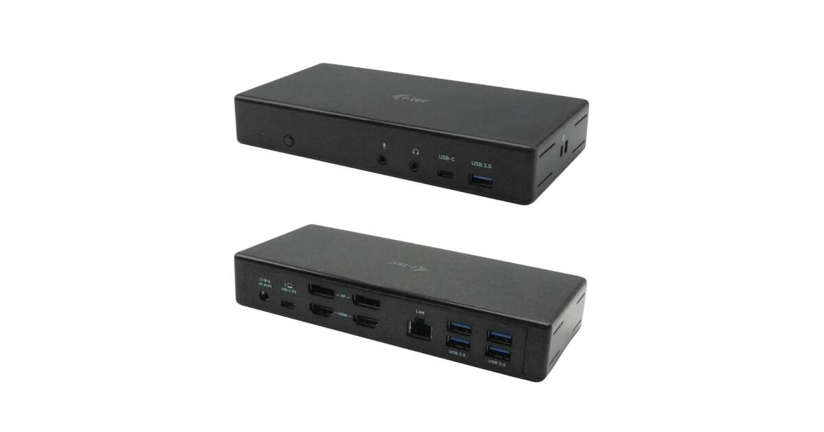 i-tec C31QUATTRODOCKPD stații de andocare și replicatoare de porturi pentru calculatoare portabile Prin cablu USB 3.2 Gen 1 (3.1 Gen 1) Type-C Negru (C31QUATTRODOCKPD) (C31QUATTRODOCKPD) 79186480