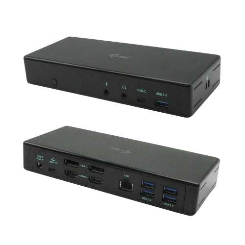 i-tec C31QUATTRODOCKPD dokovacia stanica a replikátor portov Kábel USB 3.2 Gen 1 (3.1 Gen 1) Type-C Čierna (C31QUATTRODOCKPD)