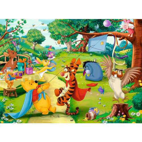 Ravensburger Micimackó XXL 100 darabos puzzle Micimackóval, Tigrissel, Fülessel és Bagollyal