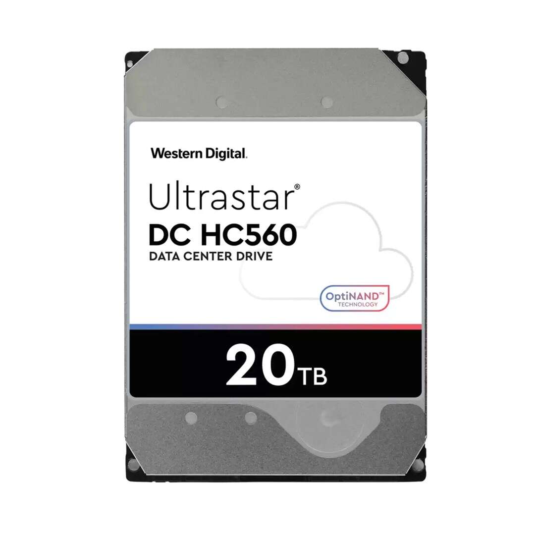 Western digital 20tb ultrastar dc hc560 (base se) sata3 3.5" szer...