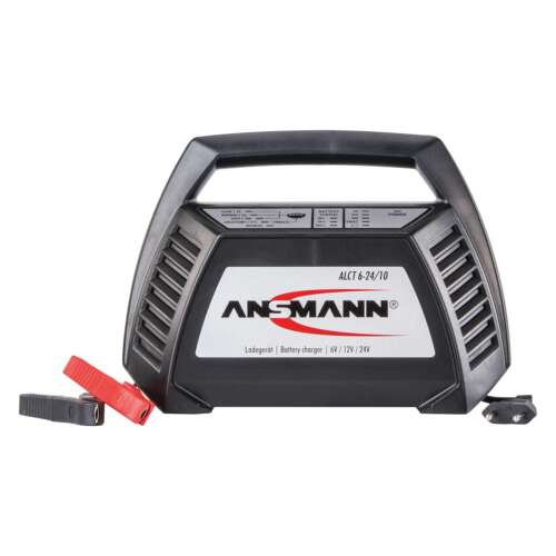 Ansmann ALCT 6-24/10 akkumulátor töltő 6V, 12V és 24V ólomsavas és zselés akkumulátorokhoz