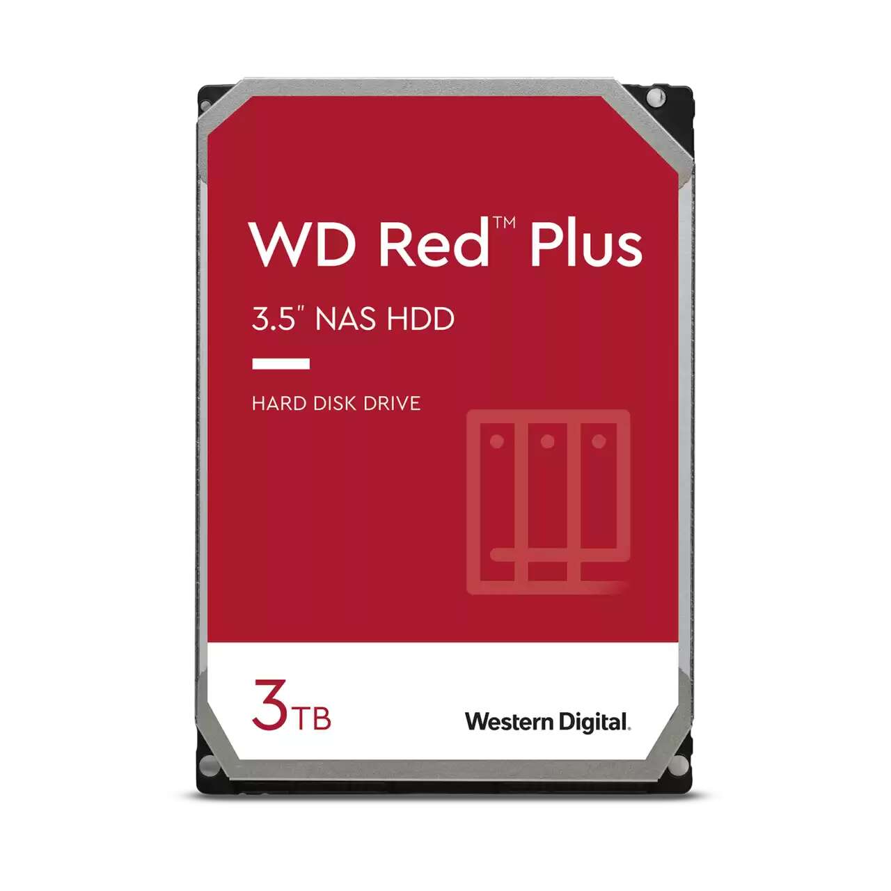 Western digital 3tb (256mb) red plus sata3 3.5" nas hdd
