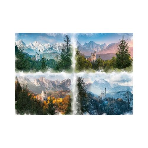 Ravensburger Castle Four Seasons 18000 Piece Puzzle Landscape