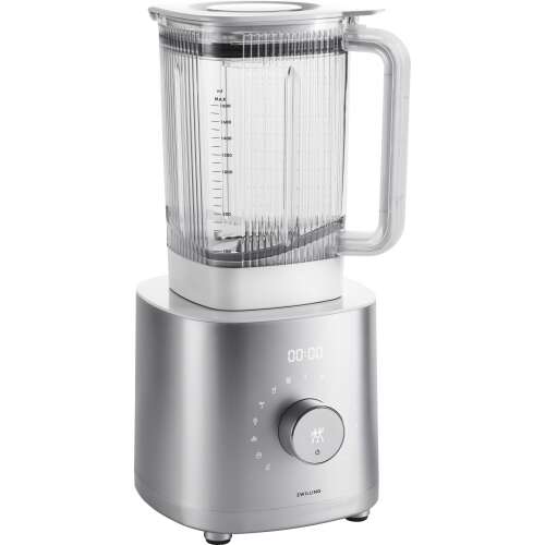 Zwilling Pro 53001-000-0 blender, silver and white, with digital display and control knob