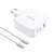 Ugreen USB-A / 2x USB-C wall charger with two USB-C cables, white