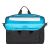 Open Riva Case black laptop bag with blue interior