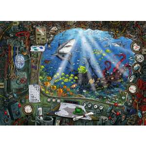 Fertiges Ravensburger Exit Puzzle: Das U-Boot - Unterwasser Escape Room Puzzle - Ravensburger Puzzle