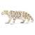 Schleich Wild Life Snow Leopard Figure, side view