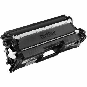Angled view of Brother TN-821XXLBK high yield black toner cartridge - Brother
