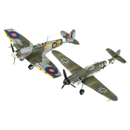Revell Messerschmitt Bf109G-10 & Spitfire Mk.V 1:72 méretarányú modellkészlet, két repülőgép - Revell