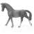 Schleich Trakehner kanca figura, szürke, sétáló, oldalnézet