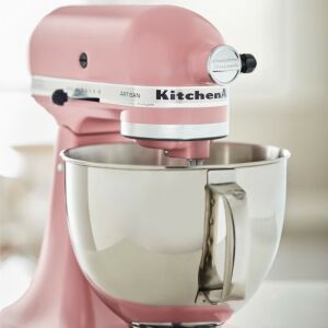 Mixer planetar KitchenAid Artisan Elegance 5KSM175PSEDR, 300 W, 4,8 l, Acționare directă, 10 viteze, Roz 144386387 - Tocatoare de bucătărie și Roboți de bucătărie