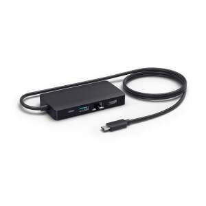Stacja dokująca Jabra PanaCast USB-C, czarna, z wieloma portami, w tym HDMI, USB-C, USB-A i Ethernet - Stacja dokująca