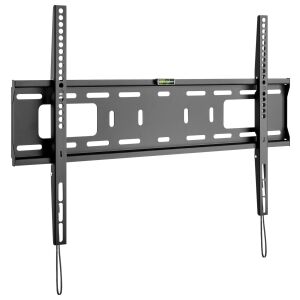Angled view of Goobay fixed TV wall mount for large screens - TV Stand and Wall Mount