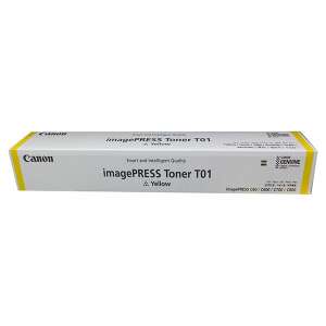 Canon imagePRESS Toner T01 Žltý, originálna tonerová kazeta pre tlačiarne Canon imagePRESS C65, 910, 60, 600, 600 I, 700, 800 - Kancelárska technika