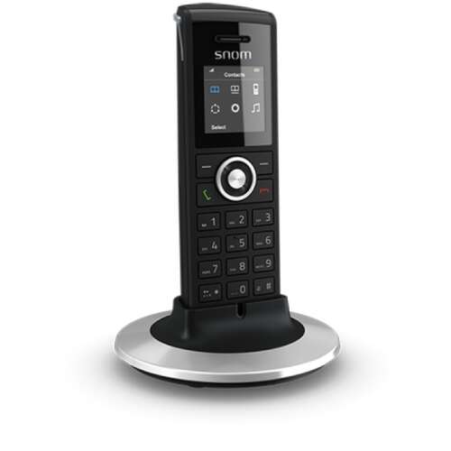Telefon IP Snom M25, czarny, telefon bezprzewodowy DECT, telefon biznesowy, telefon biurowy, telefon VoIP