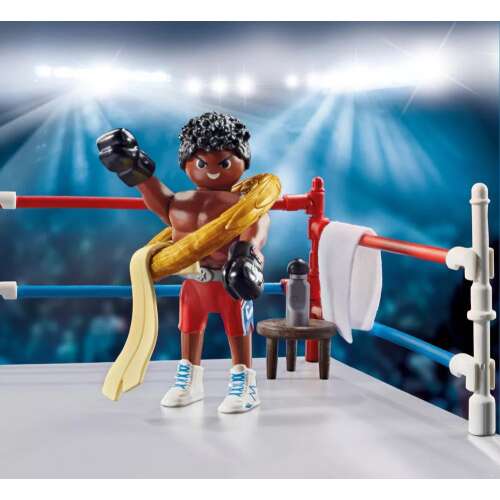 Playmobil Special Plus Boksz Bajnok Játék Szett Bokszoló Figurával, Gyűrűvel és Kiegészítőkkel - Playmobil Special Plus