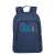 Riva Case Riva NB 15-6-16 inch notebook backpack, dark blue, with notebook and pens in the front pocket