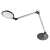 Emos Karen LED desk lamp with adjustable arm, silver color