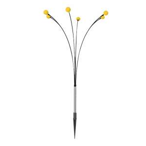 Dollcini Lumini solare de grădină Starburst Swing Lumini solare pentru licurici 3 moduri Şapte culori Lumini solare pentru licurici rezistente la apă Lumini decorative pentru exterior pentru grădină 429101 Negru