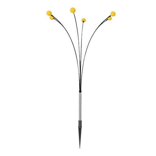 Dollcini Lumini solare de grădină Starburst Swing Lumini solare pentru licurici 3 moduri Şapte culori Lumini solare pentru licurici rezistente la apă Lumini decorative pentru exterior pentru grădină 429101 Negru 70320280