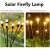 Dollcini Lumini solare de grădină Starburst Swing Lumini solare pentru licurici 3 moduri Şapte culori Lumini solare pentru licurici rezistente la apă Lumini decorative pentru exterior pentru grădină 429101 Negru 70320280