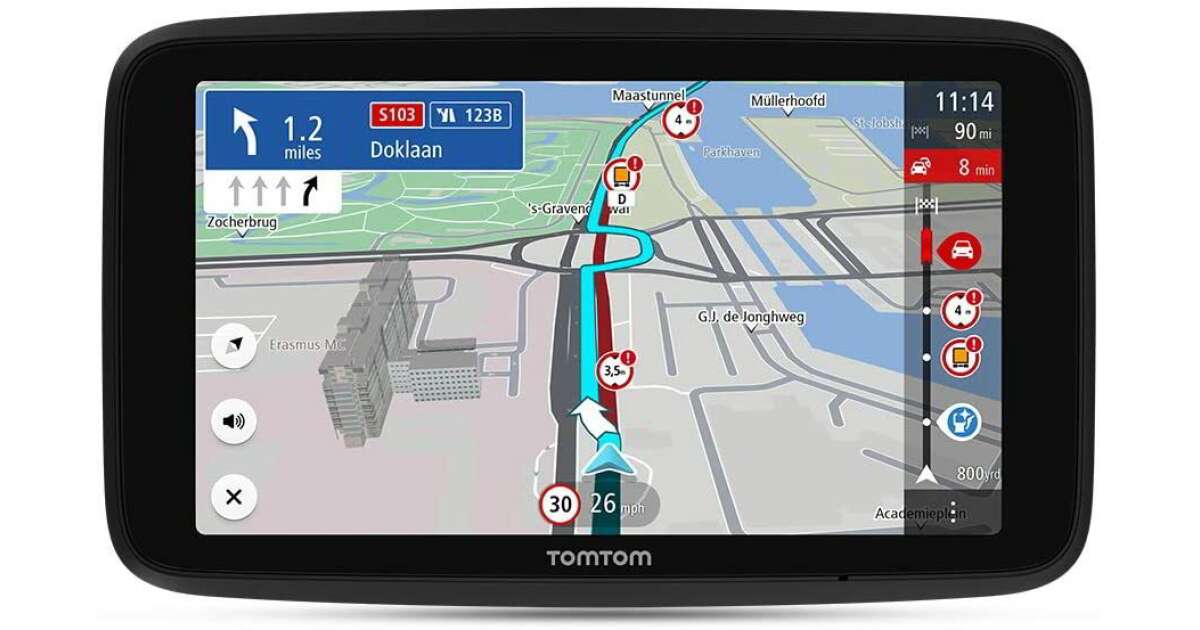 Navech Custodia GPS nera - Compatibile con TomTom Truck | FindTheDeal